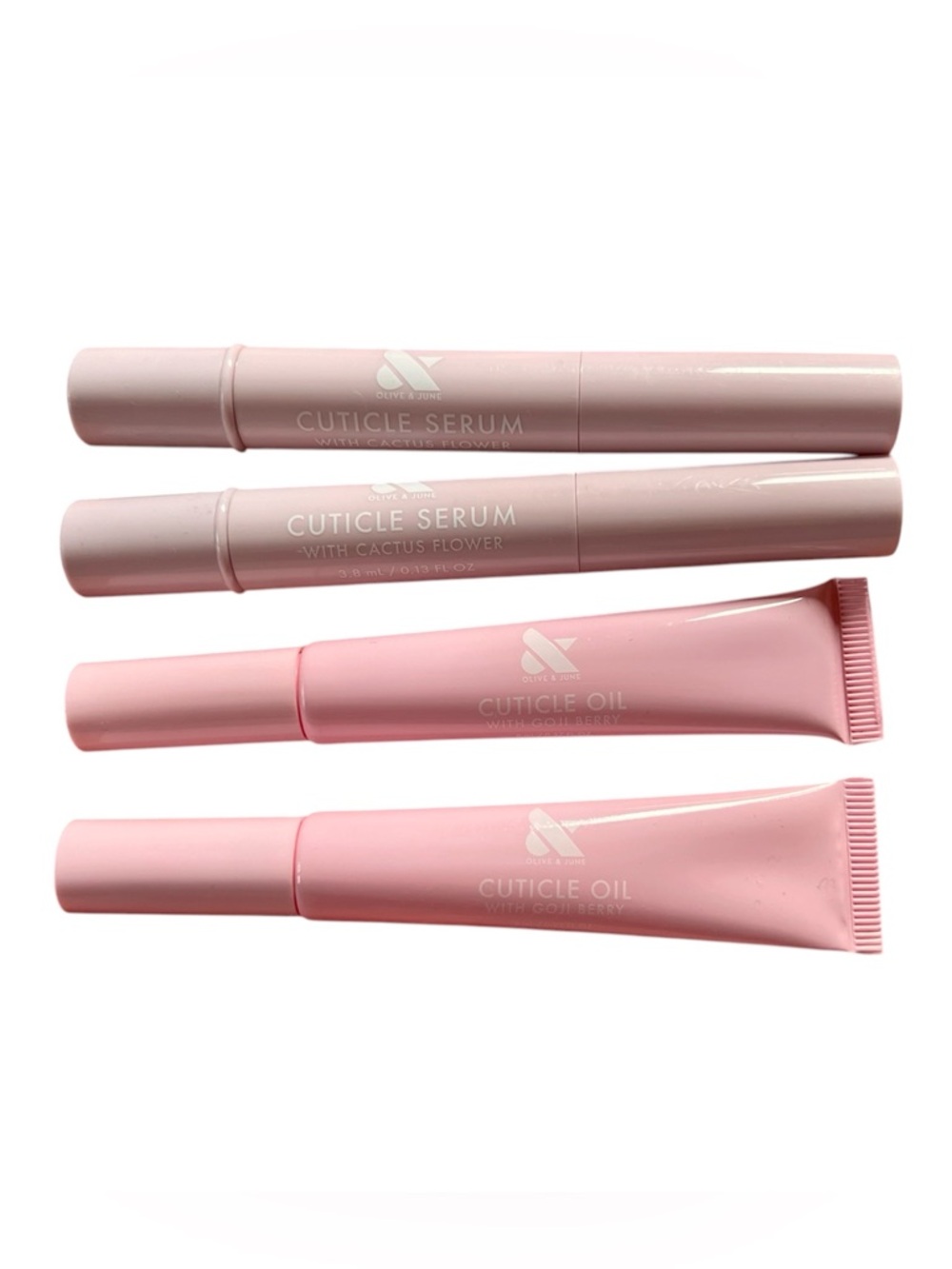 NEW - Olive & June Cuticle Bundle - Oil (2) & Serum (2)